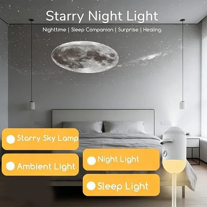 12 Projection Films in-1 Galaxy Projector Night Light